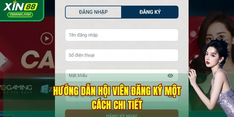 Hướng dẫn hội viên đăng ký một cách chi tiết